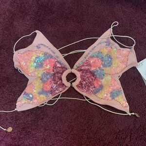 Her Pony The Label butterfly top